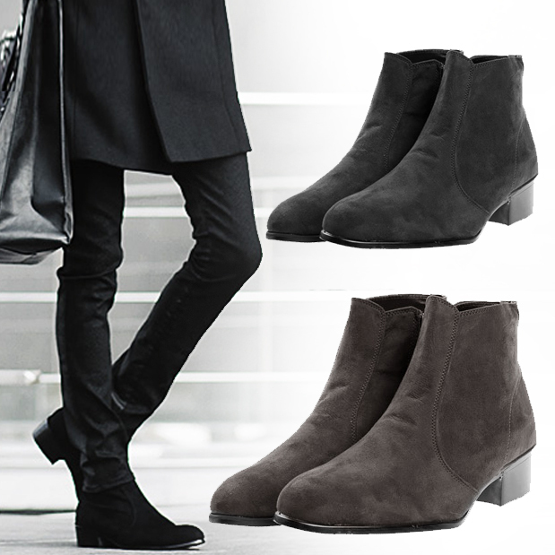 Details about Fashion Men\u0027s British Style Cuban Heel Zip Shoes High Top Casual Ankle Boots New