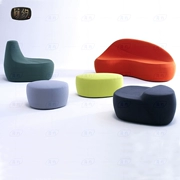 Nội thất đơn giản và phong cách Trung tâm mua sắm sáng tạo ghế giải trí bằng thép thủy tinh Ghế sofa giải trí ngoài trời - Đồ nội thất thiết kế