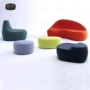 Nội thất đơn giản và phong cách Trung tâm mua sắm sáng tạo ghế giải trí bằng thép thủy tinh Ghế sofa giải trí ngoài trời - Đồ nội thất thiết kế ghế thư giãn