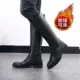 Giày Bốt Nam Mùa Đông Giày Cao Punk Kim Loại Đinh Tán Giày Bốt Da Phong Cách Hàn Quốc Hợp Thời Trang Mũi Nhọn Giày Da Đi Giày Bốt Martin giày da nam cao cổ đẹp