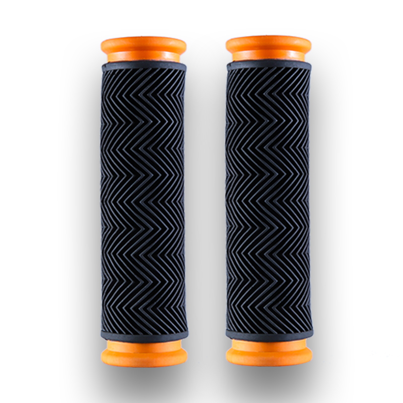 Orange And YellowShanghai permanent Mountain bike handle silica gel handle grip non-slip Handlebars variable speed highway Bicycle Dead flies Cycling parts