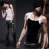 Mùa hè mới cá tính vest thời trang nam dây thun vải cotton vest nam giản dị Quần áo nam mỏng - Áo vest cotton bộ vest nam cho người trung tuổi