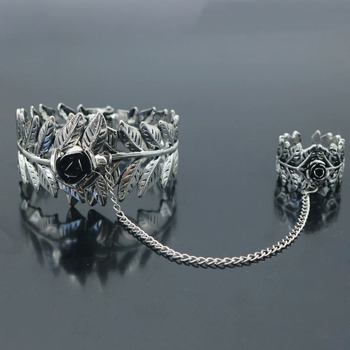 Браслет, ретро кольцо, модный комплект, декор, европейский стиль