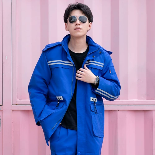 Зимний хлопковый износостойкий вкладыш, удерживающая тепло куртка, увеличенная толщина