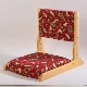 Складное кресло, оригинальный цветовой каркас, бронзовая ткань с высоким уровнем