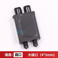 Черный yuankou-large interface 4*3 мм