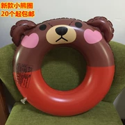 Dày inflatable vòng tròn phim hoạt hình bơi vòng chàng trai và cô gái trẻ em quần dưới chiếc nhẫn float dễ thương gấu nhỏ bán buôn