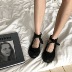 Xu Liumang mùa hè ins dark nghệ thuật mềm chị Nhật Bản Harajuku giày đơn giày vải giày ballet giày phẳng phụ nữ Plimsolls