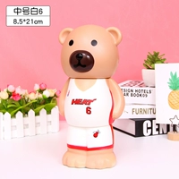 21 см. Белый 6 Три -фестивальный медведь