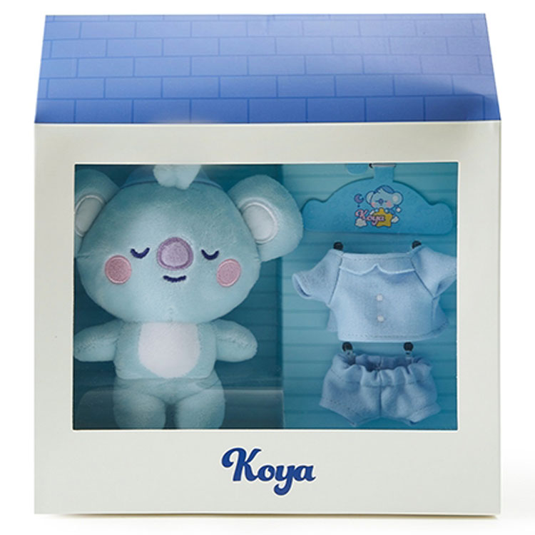 In Stock - Koya Baby Dream Cross Dressing DollBT21 baby DREAM series Plush Doll Cross dressing Doll doll lovely automobile Key buckle Bag Pendant