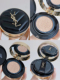 YSL Saint Laurent Cushion Foundation BB Cream Permanent Feather Ink Cushion Che khuyết điểm Lasting Limited Leather / Silver Cushion cushion cho da dầu