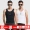 Mùa hè nam Vest Vest Thiếu niên trung học cơ sở Học sinh nam Boy Summer Stretch Slim Ip Đồ lót đầu gối 10 - Lót áo thun 3 lỗ nam