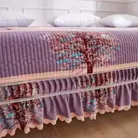 số tinh thể tăng giường đống bao gồm Taikang bông tấm bìa úp mặt xuống một bên của giường tatami chăn bông tấm vải liệm kang - Trải giường drap phủ giường