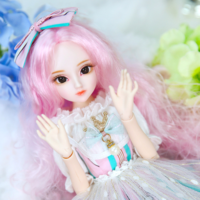 taobao agent 45 cm Debi DQ diary princess doll arthropolid anime doll 26 joint BJD four -point new product