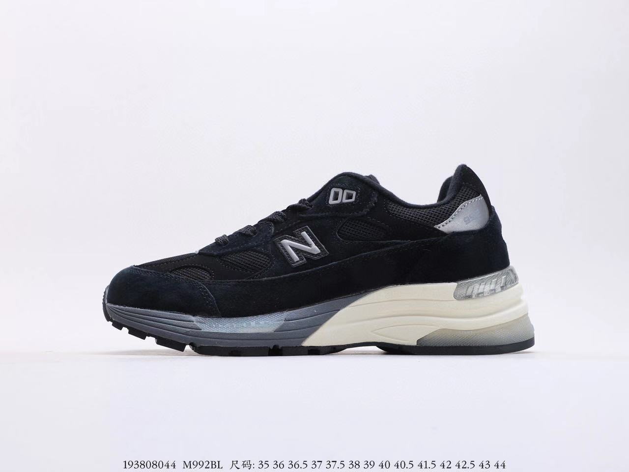 M992bl Blacknb992 Men's and women's shoes Yuan Zuhui American products run gym shoes Yu wenle jointly Retro leisure time Daddy shoes M990G