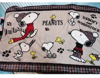 Серый 100*140 Snoopy одеяло