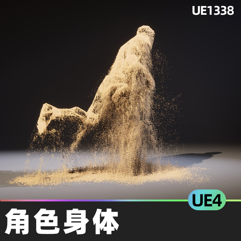 Character Body FX Vol 2角色身体特效动画建筑模块金条黑暗雪UE4-cg男孩