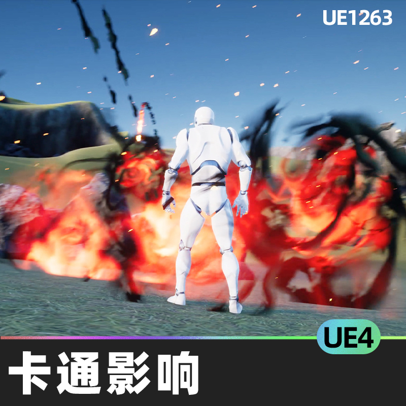 Cartoony Impact FX Second Edition卡通影响第二版UE4虚幻4.27-cg男孩