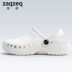 Tanhe surgical shoes men's and women's Baotou non-slip shoes hospital experimental hole shoes operating room slippers doctor protective slippers 