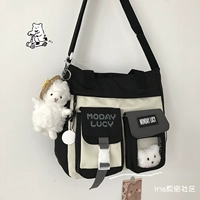 Черная и соломенная шляпа овца