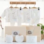 Bộ quần áo sơ sinh tháng cho bộ set đồ cotton mùa hè bé gái bé gái 0 đến 3 tháng tuổi bé gầy - Bộ quà tặng em bé set đồ cho bé sơ sinh