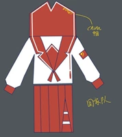 [A+3 Оригинальный дизайн] Два вышивании национальной команды JK Sailor Emiform Limited Edition