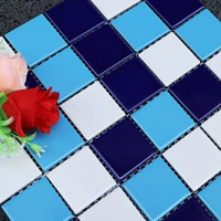 48 Глубокий Два -Колорный Синий+Белый