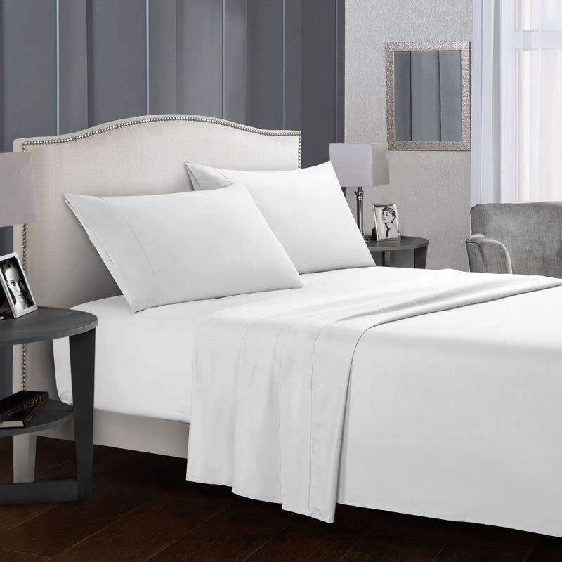 White2021bedsheetsetsfittedbedsheetsetbeddingcovertwin