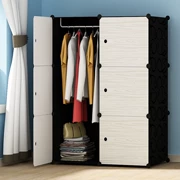 Tủ lưu trữ phân loại mảnh vỡ dày đơn giản cho thuê tủ quần áo kinh tế gấp tủ lưu trữ tủ quần áo