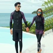 Cặp đôi mẫu lặn phù hợp với quần dài tay chống nắng quần bơi nam quần áo nhanh khô nữ snorkeling lướt bơi phù hợp - Vài đồ bơi