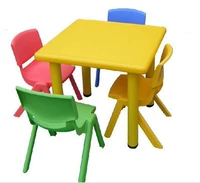 Фабрика продает детские пластиковые столы и кресло -квадратные столы в форме детского сада, ребенок учись есть столовые детские стойки