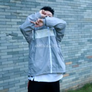 Mùa xuân retro Mỹ thời trang đường phố thương hiệu hip hop áo khoác nam giới và phụ nữ INS với cùng một chuỗi màu phù hợp với áo gió áo khoác áo khoác K