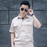 Летний хлопковый тонкий антистатический комплект для работы, короткий рукав, делается под заказ