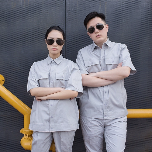 Хлопковый тонкий комфортный дышащий комплект для работы