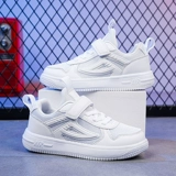 Спортивная дышащая нескользящая белая обувь для школьников и студентов для мальчиков, мягкая подошва, для бега