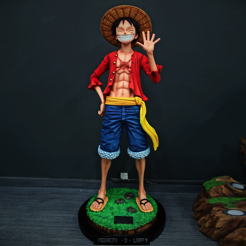 Tùy chỉnh riêng 1: 1 tượng mũ rơm mô hình Luffy mô hình GK làm bằng tay - Capsule Đồ chơi / Búp bê / BJD / Đồ chơi binh sĩ