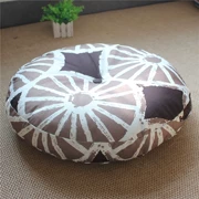 Rửa được tròn futon đệm sàn tatami cửa sổ khoang tàu đệm ghế vải đệm dày tăng - Ghế đệm / đệm Sofa