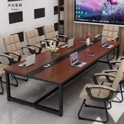 Bàn làm việc hình chữ nhật hiện đại đơn giản bàn hội nghị dài bàn đào tạo bàn dài bàn văn phòng nội thất nhân viên văn phòng. - Nội thất văn phòng