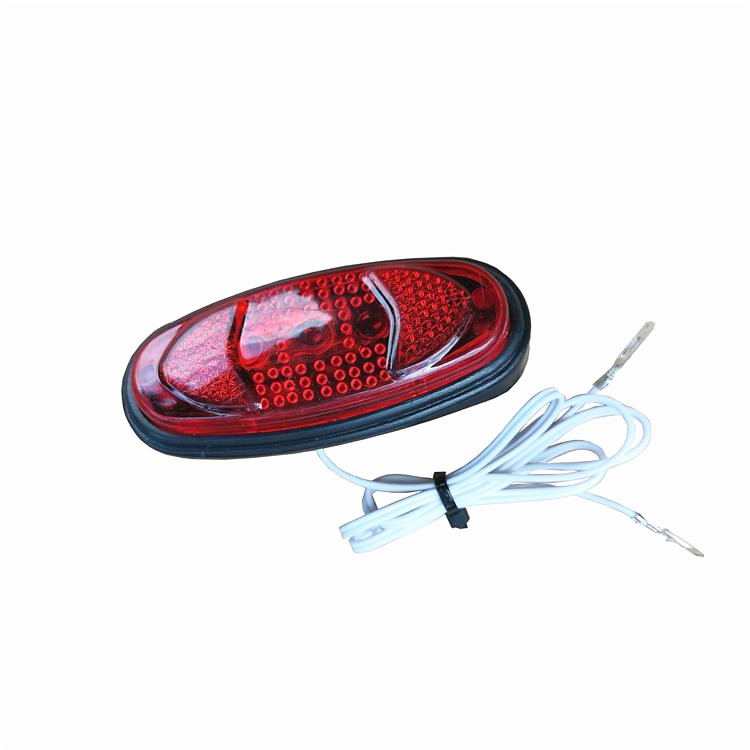 One Rear Brake LightLittle dolphin Electric vehicle about cornering lamp behind lighting Electric Scooter Small tricycle stoplight Taillight