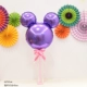Purple Purple Mickey Head Stable плавает
