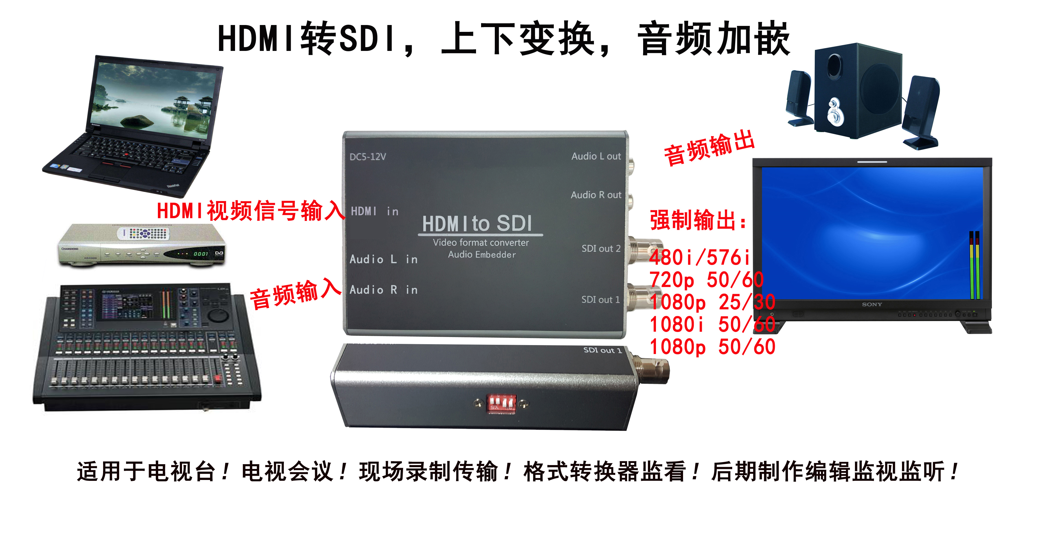 HDMI TO SDI UP AND DOWN CONVERTER