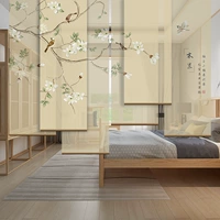 Новый китайский катящийся занавес Zen Glow Curten Prift Partition Мягкий экран зазор.