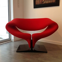 Nordic FRP Single Dofa Ribbon Chair Farmed Designer Light Luxury Villa Hotel Получение, чтобы договориться о повседневном кресле