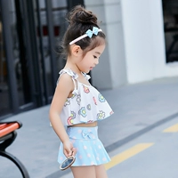 Trẻ em Hàn Quốc cô gái bé áo tắm chia áo tắm nữ trẻ 1-3 tuổi bé gái kho báu con dễ thương đồ bơi bé gái