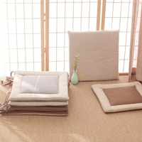 Квадратная подушка, стульчик для кормления для школьников, ткань домашнего использования, ковер, из хлопка и льна