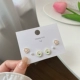 Комплект из жемчуга, 3 предмета, серебро 925 пробы