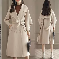 Áo len đơn mùa hè nữ dài 2019 xuân mới dành cho nữ phiên bản Hàn Quốc áo len lỏng gió Anh - Áo Hàn Quốc áo măng tô hàn quốc