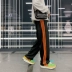 Quần ulzzang nam rộng ba thanh thể thao quần đôi hoang dã Hàn Quốc xu hướng thẳng thẳng chân rộng quần ins - Quần Jogger Quần Jogger