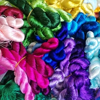 100 маленьких наборов 100 цветов случайным образом отправьте полную шелковую проволочную линию вышивки ручной работы действительно шелковая вышивка