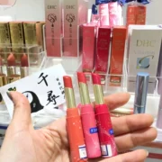 Son dưỡng môi đầy màu sắc Nhật Bản DHC 1.4g Son môi SPF13 Son bóng môi Son dưỡng môi đầy đủ không phai - Son bóng / Liquid Rouge